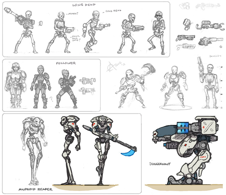 Undead Skeleton cyborgs