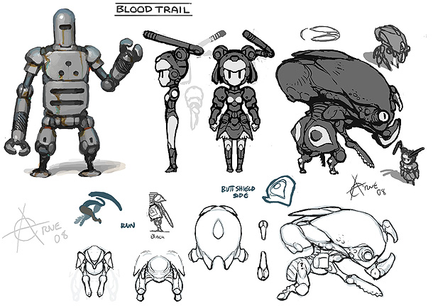 Blood trail concepts