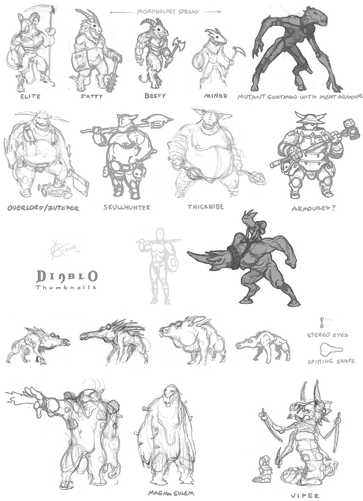 Diablo monsters