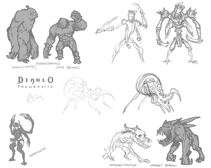 Diablo monsters