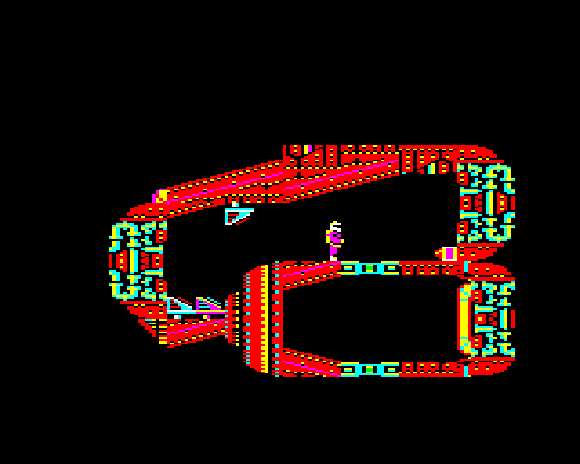 Exile screenshot, BBC Micro, See position.