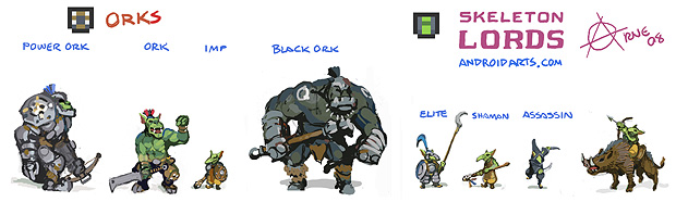 Orks and imps.