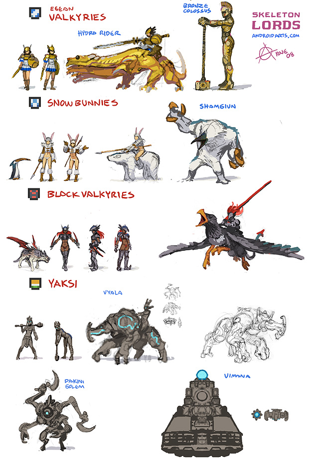Valkyries, amazons
