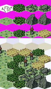 Hexagon terrain test